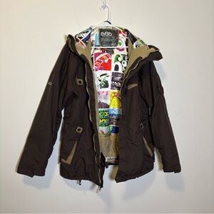 686 ACE Artist Collaboration Ski Coat Jacket Men’s Size Large, Art Lining